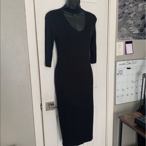 Body-con Black Choker dress - Sm
